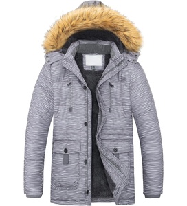Parka de Invierno para Hombre de Alta Calidad, Gruesa, Cálida, Cortavientos, Informal, con Cuello Alto, Estilo Urbano, Disponible en Talla Mediana - Product Image 1
