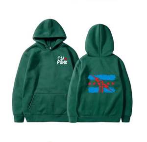 2025 Best Selling Men's 100% Cotton 350 Grams Breathable Winter Warm Hoodies Custom Logo Embossed Embroidered <b>Thick</b> <b>Fleece</b> ODM - Product Image 2