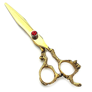 ชุดกรรไกรตัดผมคุณภาพระดับพรีเมียมทำจากสแตนเลสเกรดสูงใบมีดคมสำหรับร้านเสริมสวยตัดผม - Product Image 1