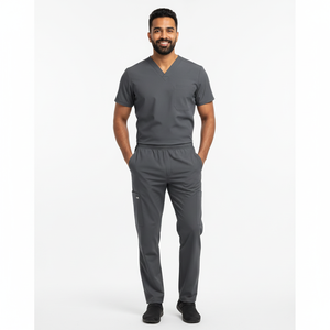 Conjuntos de Uniformes Médicos Profesionales para Hombre, Tela Suave y Transpirable, Ajuste Cómodo, Ideal para Uso Diario en Hospitales y Clínicas - Product Image 2