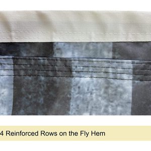 Bandera de Estados Unidos de doble cara con la frase "Dont Tread on Me" - Hecha en EE. UU. - Banderas Gadsden 3x5 para exteriores (gris) - Product Image 3