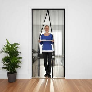 Cortina Magnética Negra de 100x210cm que Mejora el Estilo y la Funcionalidad para el Hogar - Product Image 3