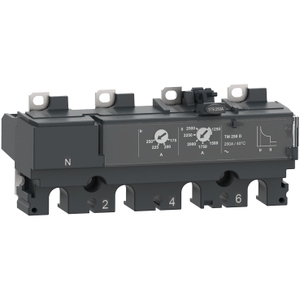 Interruttore Magnetotermico SCHNEIDER ELECTRIC C104TM025 a 4 Poli 4D con Neutro, Completamente Protetto, Unità di Disarmo ComPacT NSX100 - Product Image 1