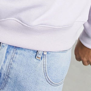 Sudadera de Forro Polar de Algodón Personalizable para Hombre, Estilo Urbano, Cuello Redondo, para Invierno, con Estampado en Relieve - Product Image 5