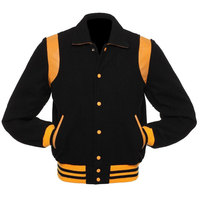 Écusson brodé OEM avec logo personnalisé Veste universitaire Letterman en cuir de baseball avec motif camouflage pour hommes Style High Street