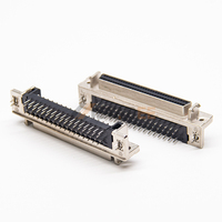 Conector SCSI para Montaje en PCB, 14, 26, 36, 50, 68, 100 Pines, 26P, 68P, Cable Hembra/Macho, Adaptador MDR HD R/A, 3M