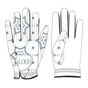 Nouveautés Impression Logo Hommes Gauche Main Droite Doux Haute Qualité Prix Bas Respirant Cabretta Gants De Golf En Cuir Pour Hommes - Product Image 4