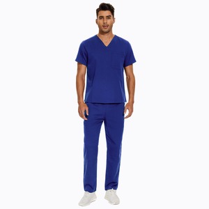 Nouveaux ensembles d'uniformes médicaux pour médecins et infirmiers, ensembles de pantalons de jogging médicaux, logo personnalisé, couleur unie, costume d'hôpital - Product Image 4
