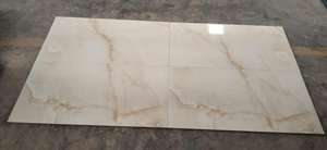 Azulejos de porcelana Premium de 600x1200mm AESENIA ONYX BEIGE Diseños Baldosas modernas de lujo para espacios comerciales residenciales Firebrick - Product Image 5