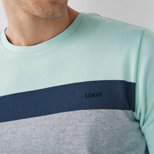 Venta al por mayor de los hombres de tacto suave Regular Fit Camiseta 100% algodón de manga corta hombres camiseta transpirable y cómoda - Product Image 3