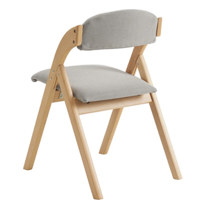 Practical And Minimalist Living Room Chair Featuring A Foldable Wooden Frame And <b>Padded</b> <b>Foam</b> Cushioning - Product Image 2