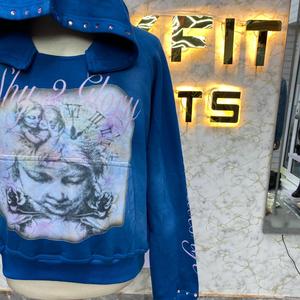 Diseñe su propio estilo Llegó Sudadera con capucha impresa personalizada precios baratos fabricante superior hombres sudaderas con capucha personalizadas sudaderas con capucha para hombres - Product Image 5