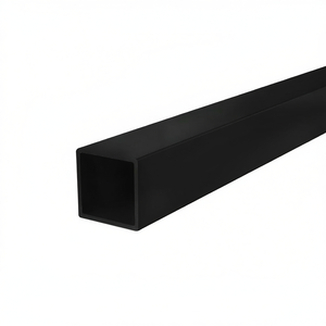 Profil de compensation universel carré 2x2 cm noir mat pour cabines de douche, articles de bain et toilettes - Product Image 2