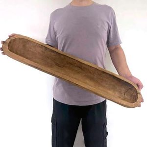 Extra Large Bol à Pâte en Bois d'Acacia Massif Bol Décor Ferme Fournisseur en Gros - Product Image 2