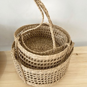 Cestas colgantes de fibra marina para almacenamiento de cocina, para guardar verduras, cesta de frutas de fibra marina - Product Image 6
