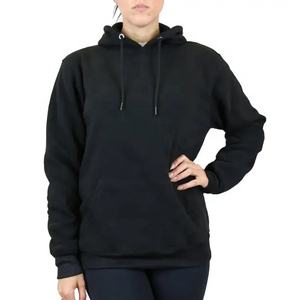 Vente en gros Pull à capuche en polaire tricoté surdimensionné personnalisé pour femmes Long Street Wear avec différentes couleurs de manches d'hiver avec poches - Product Image 2