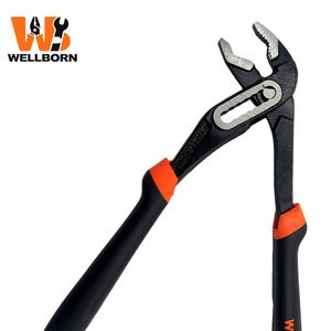 <span class=keywords><strong>Pince</strong></span> multiprise de 10 pouces - <span class=keywords><strong>Pince</strong></span> réglable robuste à joint coulissant et à joint rainuré avec poignée rembourrée, finition oxyde noir - Product Image 2