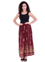 Jupe longue à paillettes pour femme, jupe Maxi Bollywood à paillettes, style Boho, danse du ventre, Hippie, gitane