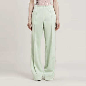 Pantalon de survêtement évasé en toile à taille élastique, style classique, coupe ajustée, nouvelle couleur, tailles plus grandes, pour femmes, vêtements d'hiver, séchage rapide, vente en gros 2026, OEM - Product Image 2