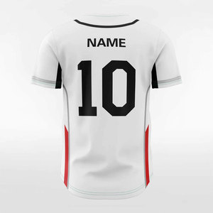 100% poliéster personalizado béisbol Jersey adulto tamaño más tamaño transpirable secado rápido antibacteriano equipo deportivo uniforme ropa deportiva - Product Image 3