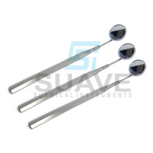 Instruments dentaires de poignée confortable de miroir dentaire de bouche orthodontique d'acier inoxydable par des INSTRUMENTS CHIRURGICAUX de SUAVE - Product Image 1