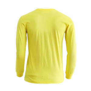 เสื้อยืดคอกลมแขนยาวผ้าฝ้ายสำหรับผู้ชาย, เสื้อยืดลำลองทรงหลวมสำหรับฤดูใบไม้ผลิและฤดูใบไม้ร่วง - Product Image 3