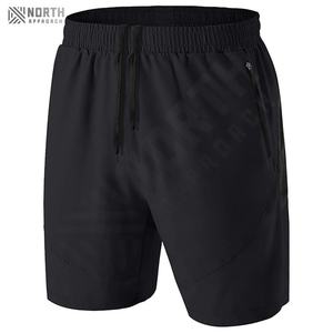 กางเกงขาสั้นออกกำลังกายเอวกลางเอวยางยืดสำหรับผู้ชายกางเกงขาสั้นสำหรับใส่วิ่งออกกำลังกายในยิมและออกกำลังกายในฤดูร้อนเป็นมิตรกับสิ่งแวดล้อม - Product Image 1