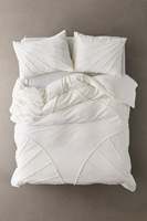 Parure de lit artisanale en coton biologique 100% doux, écologique, 300 fils/cm², grande taille, blanche, avec doublure, classique, 2 taies d'oreiller, pour mariage
