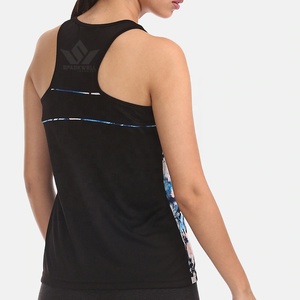 Camiseta sin mangas con estampado de leopardo para mujer, cuello redondo, ajustada, que absorbe la humedad, de poliéster y spandex, para entrenamiento deportivo. - Product Image 6