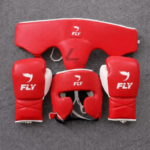 Ensemble de gants de boxe Fly Training Sparring en cuir neuf 2025, fabriqué sur mesure, super confortable, dernier modèle, ensemble de boxe Fly - Product Image 4