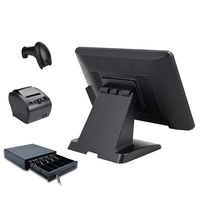 Sistema de punto de venta Windows de gestión de inventario de 15,6 ''para tienda de comestibles
