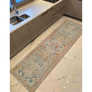 Printed <b>Rug</b>: Green <b>Rug</b>, Floral <b>Rugs</b>, Brown <b>Rug</b>, Luxury <b>Rugs</b>,<b>Chenille</b> <b>Rug</b> - Product Image 3