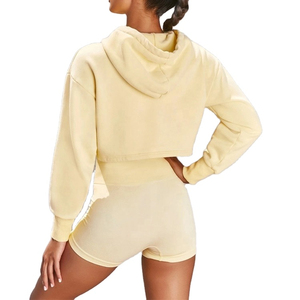 Ensemble pantalon deux pièces pour femmes, vêtements pour femmes, ensembles de jogging d'entraînement, survêtements en coton personnalisés pour femmes, sweat-shirt à capuche avec poche - Product Image 2