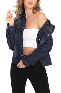 Chaqueta de mezclilla transpirable para mujer, cómoda, superventas, ligera, de alta calidad, chaqueta de mezclilla para mujer con tarifa al por mayor - Product Image 5