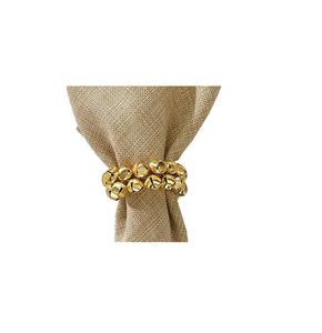 Servilletero de metal martillado a mano de primera calidad para bodas rústicas, casas de estilo vintage y presentaciones de mesas navideñas - Product Image 3