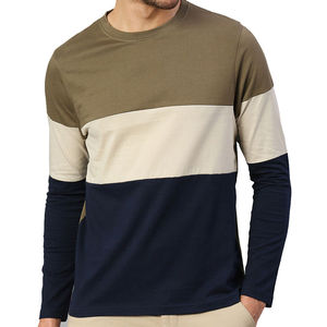 Camisetas de Manga Larga para Hombre, Corte Regular, para Entrenamiento, Gimnasio, 100% Algodón, Ecológicas, Transpirables, Primavera-Otoño - Product Image 1