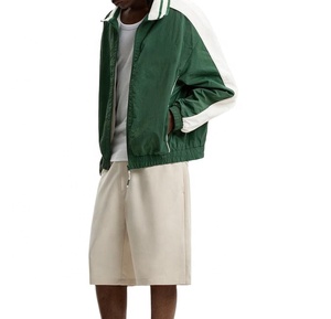 แจ็กเก็ตกันลมผ้าไนลอนสำหรับผู้ชายเสื้อแจ็คเก็ตกีฬากันลมขนาดใหญ่กันน้ำ - Product Image 3