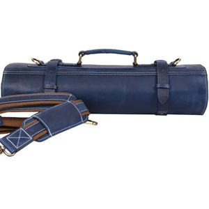 Sac fourre-tout en cuir véritable pour camping extérieur porte-couteaux fourre-tout pour couteaux de luxe OEM pour LKR-0029 chefs - Product Image 1