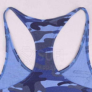 Débardeur en maille pour homme, couleur unie, personnalisable en gros - Respirant, décontracté, 100% coton, haute qualité, séchage rapide, sport - Product Image 2