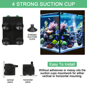 Pompe à eau submersible de bureau extérieure ultra silencieuse, débit de 450 L/H, hauteur maximale de refoulement de 95 cm, pour fontaine de <span class=keywords><strong>jardin</strong></span>, bassin, cascade, aquarium - Product Image 5