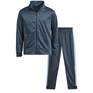 Chándales para niños al por mayor baratos personalizados de alta calidad deportes transpirable algodón niños chándales conjunto de 2 piezas - Product Image 1