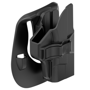 S & W <span class=keywords><strong>M</strong></span> & Pシールド用のインデックスフィンガーリリースとドロップオフセットデザインを備えた軽量耐久性のあるタクティカルポリマーホルスター (ブラック) - Product Image 1