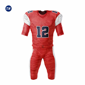 Ultimate Durability Printed Custom American Football Jersey Set 3D Pattern 100% Polyester Quick Dry Breathable Plus Size <b>Men</b> - Product Image 3