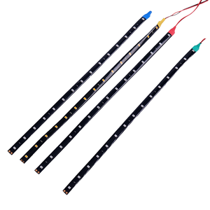 Bande lumineuse LED étanche de 30 cm, ruban flexible coloré, lampe décorative pour voiture, éclairage d'ambiance de jour, éclairage intérieur automobile - Product Image 4
