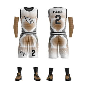 Los mejores uniformes de baloncesto para hombre al por mayor diseñe su propio logotipo sublimación impresa ropa deportiva kits de uniformes de baloncesto - Product Image 4