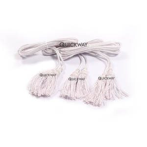 Vente en gros de cordes et cordons de robe Tassel Pakistan fait cordon de clairon couleur et conception personnalisées vente en vrac quantité cordons de clairon - Product Image 2
