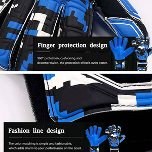 Gants de football américain sur mesure avec bonne adhérence Gants de gardien tendance à la mode meilleure qualité à la demande des clients - Product Image 6
