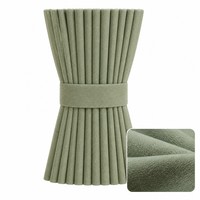 Rideau occultant en chenille, voile transparent, draperie de fenêtre, occultation 70-90%, ouverture latérale, luxe moderne, chambre à coucher, salon, bureau