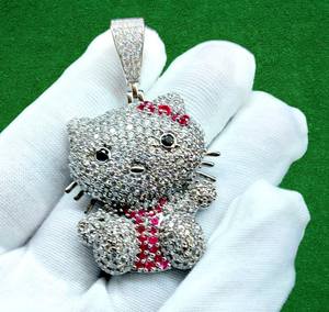 Pendentif en diamant CZ de dessin animé classique indien fabriqué à la main mode unisexe pour les fêtes et événements prix d'usine direct disponible - Product Image 4