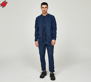 เสื้อแจ็กเก็ตผ้าไนลอนลำลองมีซิปคอตั้งมีกระเป๋าขนาดใหญ่3D เสื้อแจ็กเก็ตบางสำหรับวิ่งฤดูใบไม้ผลิฤดูใบไม้ร่วงของผู้ชาย - Product Image 2